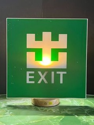 出口路牌EXIT 亞加力膠片32x32cm