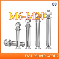 304 Stainless Steel Expansion Screw Bolt Extended Pull Explosion Expansion Tube Nail Outer Tube M6/M