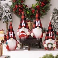 INKSCRIBE​ Gnome Faceless Doll Ornaments, Merry Christmas 7 Letters Alphabet Standing Gnome, Red and