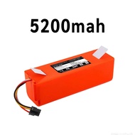แบตเตอรี่อะไหล่ทดแทน Li‑ion 6500mAh หุ่นยนต์ดูดฝุ่น สำหรับ Xiaomi Roborock 1SC10C35S5S6S7S50‑51‑52‑5