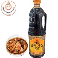 <HOT> Sempio 501 S Korean concentrated soy sauce soaked in crabs/crabs/eggs/salmons...1.8L