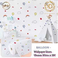 Wallpaper foam Linen Roll Wallpaper Dinding form Dekorasi Kamar Kelas atas - Wallpaper Dinding - Wal