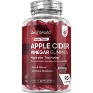 CiderVinegarGummieswithTheMother1000mg-90Gummies-AddedVitaminB6,B12,B9(FolicAcid)&Cfor,Cleanse,Diges