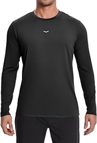 Men's T-Shirt with Reflective Stripes and Ventilation Performance - Moisture Wicking Quick Dry for F