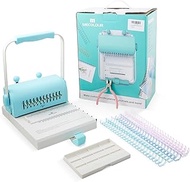 MECOLOUR Cinch Book Binding Machine,Hole Pitch 2:1,Binding Kit with 10PCS 5/8'' Binding Wires & Plie