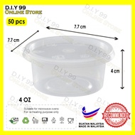 Bekas Plastik Makanan 90mL Disposable Microwave Round Food Container FC 90 / Disposable Container / 