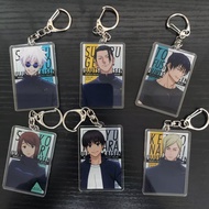 Jujutsu Kaisen Anime Figures Gojo Satoru Geto Suguru Cosplay Acrylic Keychains Fushiguro Toji Charac