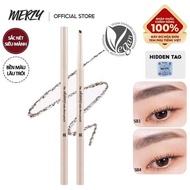 MERZY Chì Kẻ Mày Ngang Merzy Siêu Mảnh, Sắc Nét, Thuần Chay Lâu Trôi The Skinny Embo Brow Pencil 0.0
