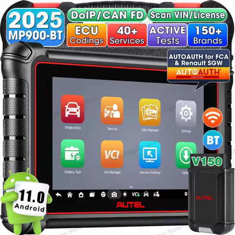 Autel MaxiPRO MP900-BT Scanner ECU Coding Bidirectional Scan Tool VIN/License Scan 40+ Service Upgra