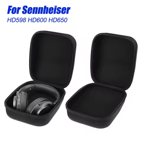 Hard Shell Storage Case Travel Box for Sennheiser HD598 HD600 HD650 Headphones Carring Case Headset 