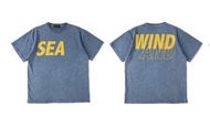 全新 木村拓哉著用 日本抽選 Wind and Sea Crack P Dye T-shirt Blue and Yellow Size M