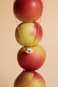 Vetiver Pearl Freeform keshi pearl handcrafted necklace สร้อยเงินแท้ มุกแท้ มุกธรรมชาติ งานฝีมือ ตัว