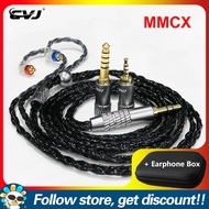 สายอะไหล่หูฟัง K-24 CVJ เพิ่มกล่องเก็บของ FAAEAL สายหูฟังอัพเกรดชุบเงิน24เส้นด้วย QDC/0.75Mm/0.78Mm/