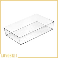 [Lovoski1] Cosmetic Storage Box Divider Organizer Tabletop Basket Drawer Organizer Tray