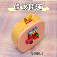 Small medicine box Mini Portable Cute One-Week Tablet Sealed Multi-Grid Moisture-Proof Cartoon Small Storage Box Cartoon Cute Pill Box Portable small medicine box