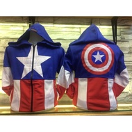 KLV CAPTAIN AMERICA Superhero Boys Jacket - Kids Jacket