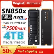 HOT Original SN850x 8TB 4B 2TB 1TB SN850 2TB 1TB Gen4 NVMe SSD M. 2 2280 Solid State Drive Game Drive  Version For PS5 PCs