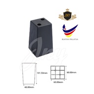 4"inch PVC Square Leg Sofa leg divan bedframe leg cabinet leg #Kaki sofa kaki katil kaki Almari