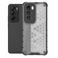 UFLAXE HONY - Ốp Lưng OPPO Reno 12 / Reno 12 Pro 5G - Ốp Lưng Cứng Chống Sốc Trong Suốt Mờ | Ốp Điện