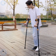 Elbow Crutch Non-Slip Folding Arm Crutches Double Crutches Fracture Rehabilitation Walker GDKY