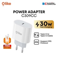 OLIKE C309CC PD 30W CHARGER Set White