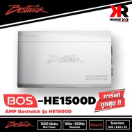 BOSTWICK BOS-HE1500D เครื่องเสียงรถยนต์ แอมป์คลาสดี POWER AMP CLASS D  Monoแชแนล -ขนาด 1500 W.