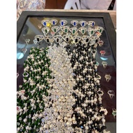 SET GELANG FIDDOH DAN CINCIN CAPAL (100% Sliver Asli)