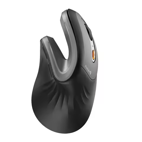 ProtoArc Ergonomic Mouse, EM11 NL Bluetooth Rechargeable Wireless Vertical Mouse 3 Multi-Device Conn