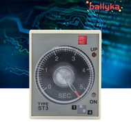 BALLYKA ​​Power on Delay Timer​​, ​​ST3PA-A Powered on Defer Controller 220V​​ ​​8 Terminals Time Sw