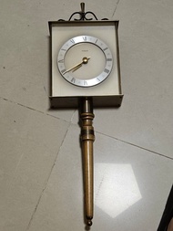 西德製 Kienzle 寶星古董電磁機械火炬掛鐘 (約 1960-1970s) — 中古極簡美學擺件