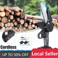 3000W 6 Inches Mini Electric Saw Pruning ChainSaw Portable Branch Pruning Saw Garden Tree Logging Tr