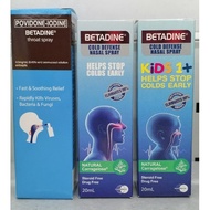 betadine nasal spray Betadine Cold Defense Kids Nasal Spray 20ml