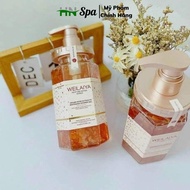 Sữa tắm Weilaiya trắng da cánh hoa hồng Damask 450ml HocNganSpa