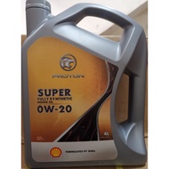 Proton Shell 0w20 Super Fully Synthetic Engine Oil 4L (ORIGINAL)