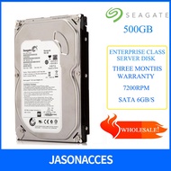 Seagate 500GB 3.5-inch PC Hard Disk Storage Game 5400rpm Sata3.0 HDD(Used)