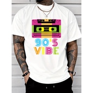 PAYEAH 90s Vibe For 90s Music Lover T-Shirt (Single Piece)