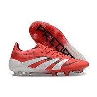 ((Free Gift Bag) AD Predator ACCURACY+FG BOOTS Red Anti-slip Football BOOTS Eur36-45 ND06
