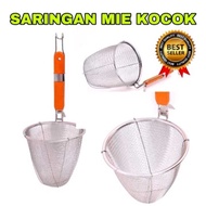 Strainer Stainless Steel Shakemie with Wooden Handle Chicken Noodle Strainer Stainless Steel Chicken
