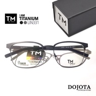 กรอบแว่นไทเทเนี่ยม Toni Morgan รุ่น LIN331 สีเทา Dark Gray ทรงเหลี่ยม น้ำหนักเบา
