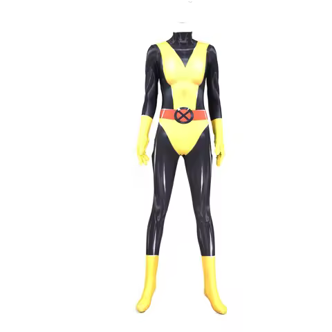 Kitty Pryde Superhero Cosplay Costume Halloween Suit Zentai Bodysuit Party Jumpsuits