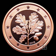 43605Readystock Brand New Genuine Coin 16mm Germany 1 Euro Cent Foreign Currency Coin Coin Collectio