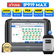 XTOOL IP919MAX J2534 ECU Coding Wireless Full System OBD2 Diagnostic Scan Tool 51+ Resets FCA CANFD
