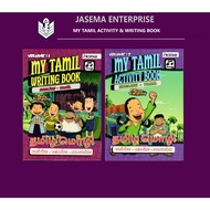 My Tamil Writing Book & My Tamil Activity Book English-Tamil Age 6+