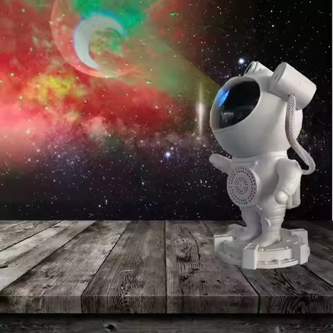 Galaxy Astronaut Projector Bluetooth Music Speaker Timer Nebula Star Space Projector Night Light for