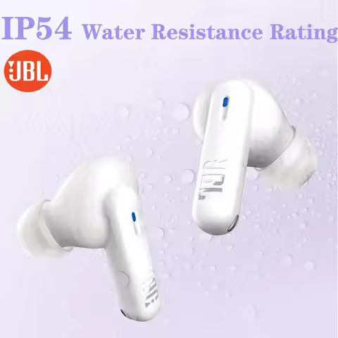 JBL WAVE BEAM 2 TWS Earbuds Bluetooth 5.3 ANC Noise Cancelling IP54 Waterproof Fast Charge 4 Mics Lo