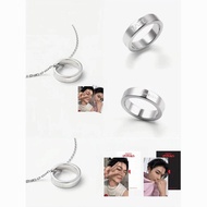 ✨New Product✨Korean Men Group ENHYPEN JAY Ring Pendant Necklace Support Fan Commemorative Merchandis