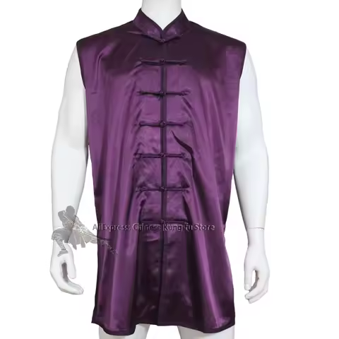 Custom Tailor Satin Kung fu Nanquan Tai Chi Jacket Wushu Competition Martial arts Performance Clothe