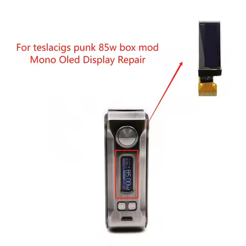 Mono Oled Display for teslacigs punk 85w box mod Repair Parts