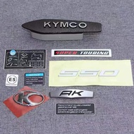 Motorcycle Parts EMB K Logo Stripe Side Mold Handle Cover Sticker For KYMCO 550cc AK550 CK6