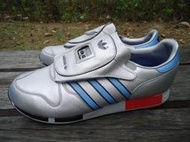 *~9527~* 2014年 8月 Adidas Original MICROPACER OG 銀色 藍 慢跑鞋 計步 魔鬼氈 EASON 陳奕迅